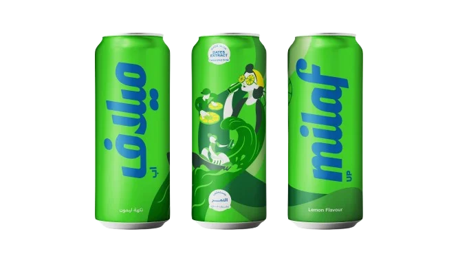 Order Your 24-Can Case Milaf Lemon Flavour